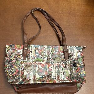 Sakroots Chic Multicolor Floral  Tote Bag